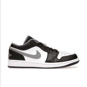 Jordan 1 Low Black White Grey - Never Worn